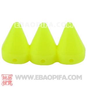 Three Row Rock Punk Spike Rivet Stud Acrylic Beads For Bracelet