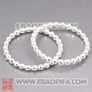 批发 925纯银戒指 欧美大牌戒指 圈球戒指