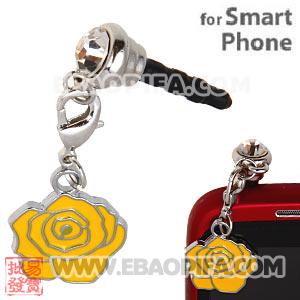 Wholesale Anti Dust Plug With Charms Earphone Jack Accessory 