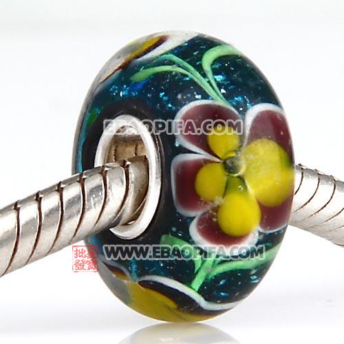 琉璃珠925纯银管