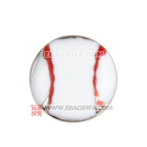 镀白K滴油棒球Lockets charm 批发
