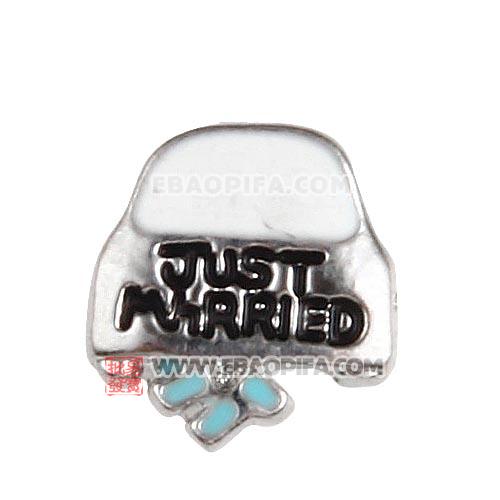 镀白K滴油包包Lockets charm 批发